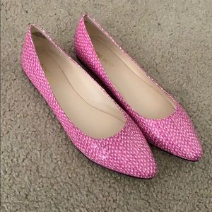 Pink Nine West flats